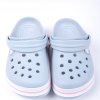 ÇOCUK CROCS CROCBAND İCONİC COMFORT TERLİK GRİ PEMBE