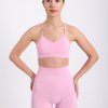 ONER ACTİVE  BÜZGÜLÜ DİKİŞSİZ TAYT PEMBE