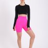 ONER AKTİVE BÜZGÜLÜ ŞORT NEON PEMBE